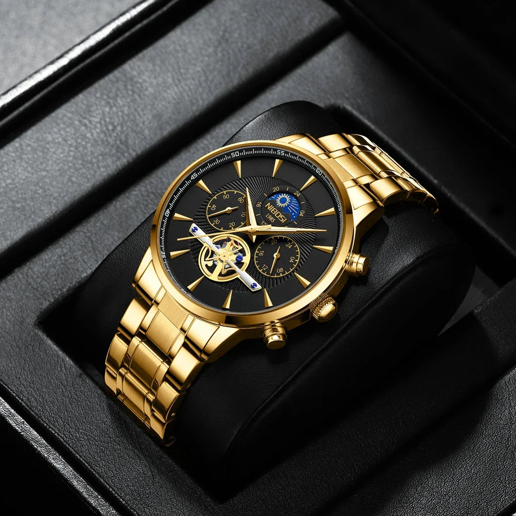 NIBOSI 2309A Celestial Tourbillon Chronograph