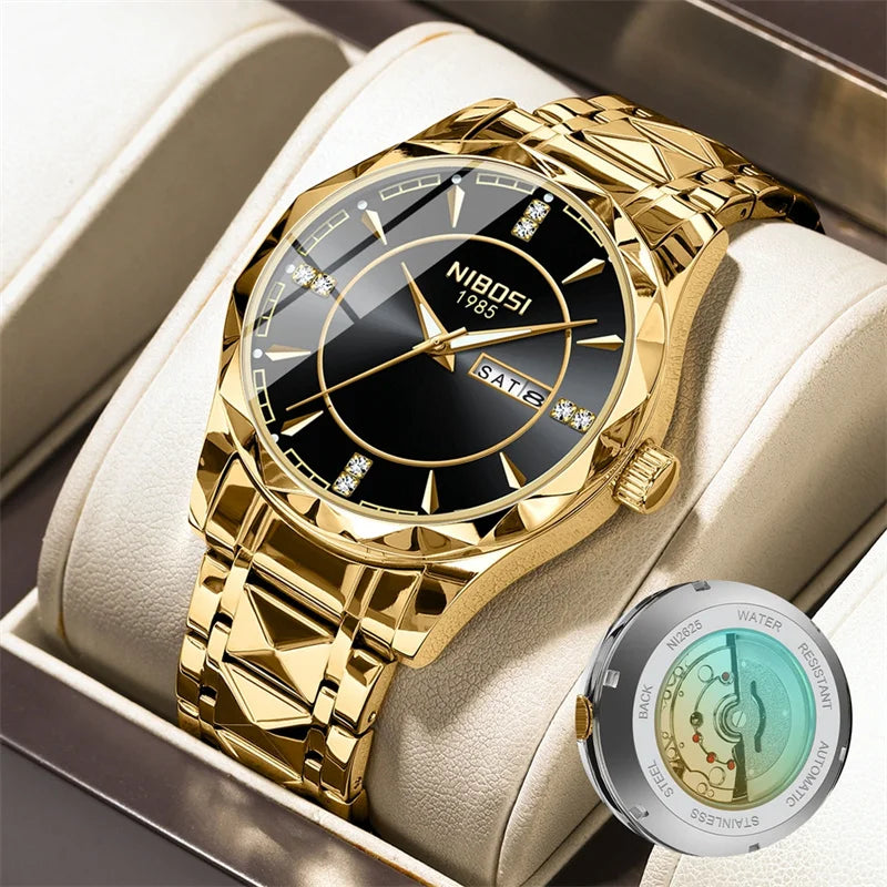 NIBOSI 2625 — Royal Facet Watch
