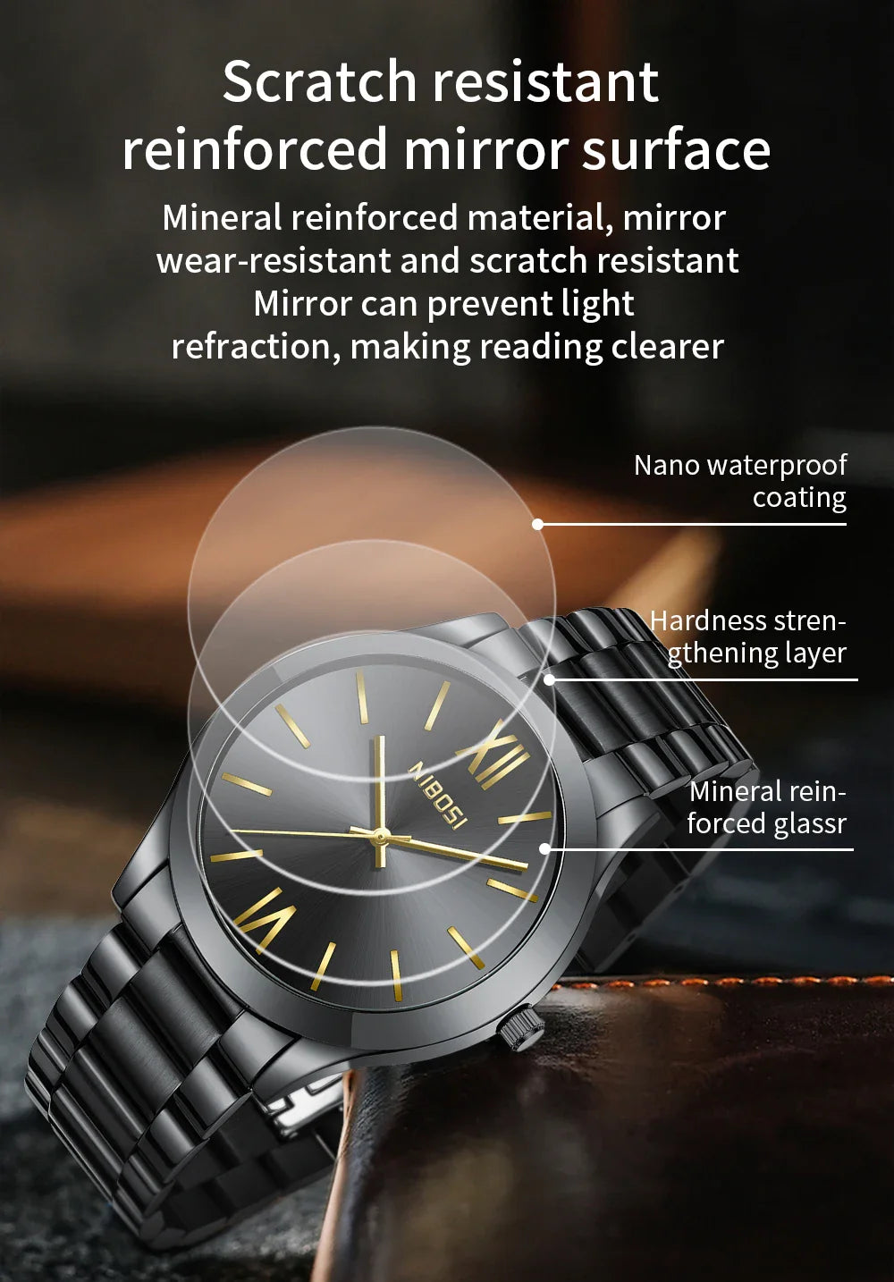 NIBOSI 2692 — Timeless Classic Watch