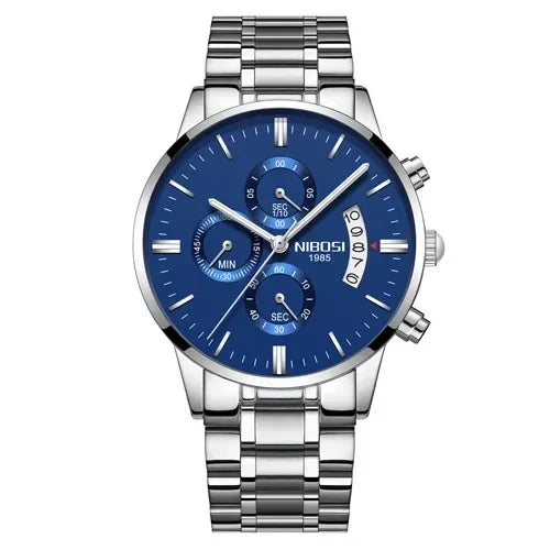 NIBOSI 2309 — Luxury Quartz Chronograph Waterproof Watch