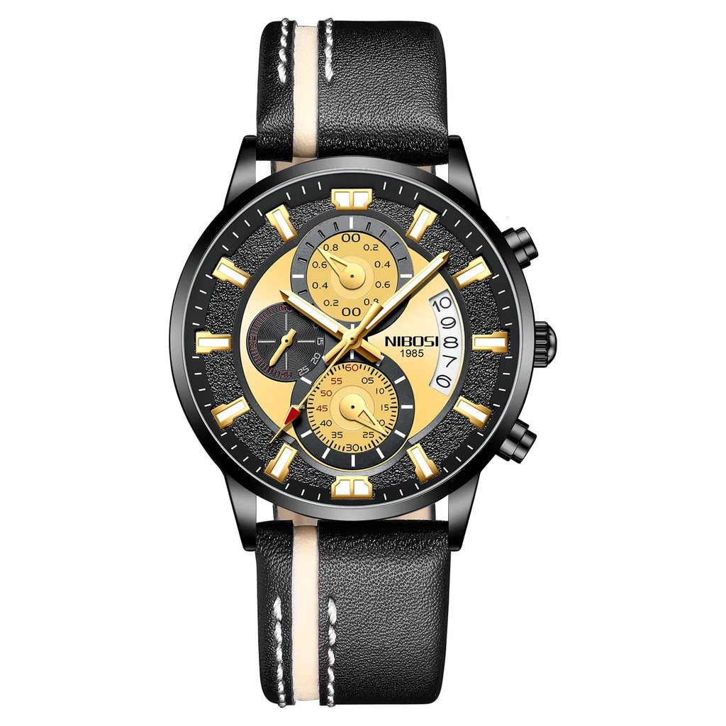 NIBOSI 2382 — Sport Chronograph Waterproof Watch