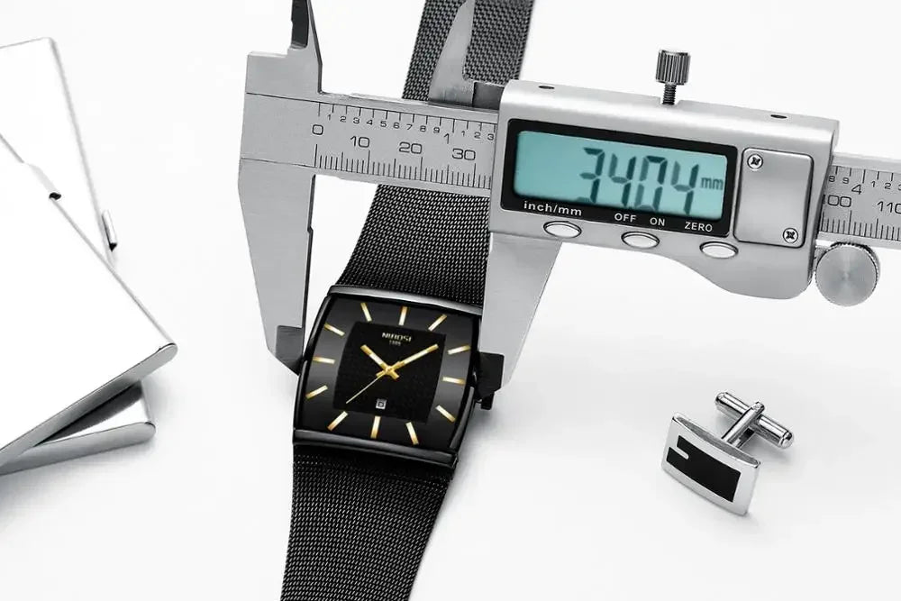 NIBOSI 2376 — Elegant Square Quartz Watch