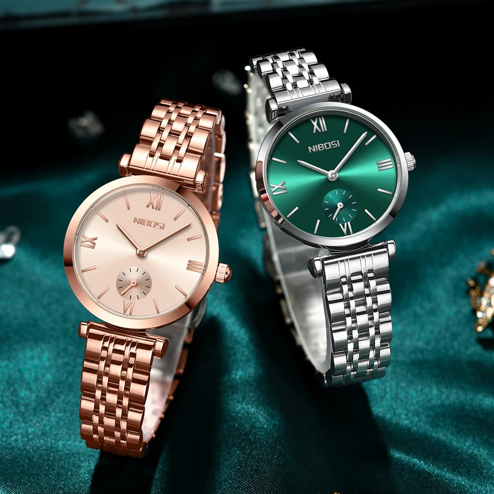 NIBOSI 2620 — Roman Elegance Watch