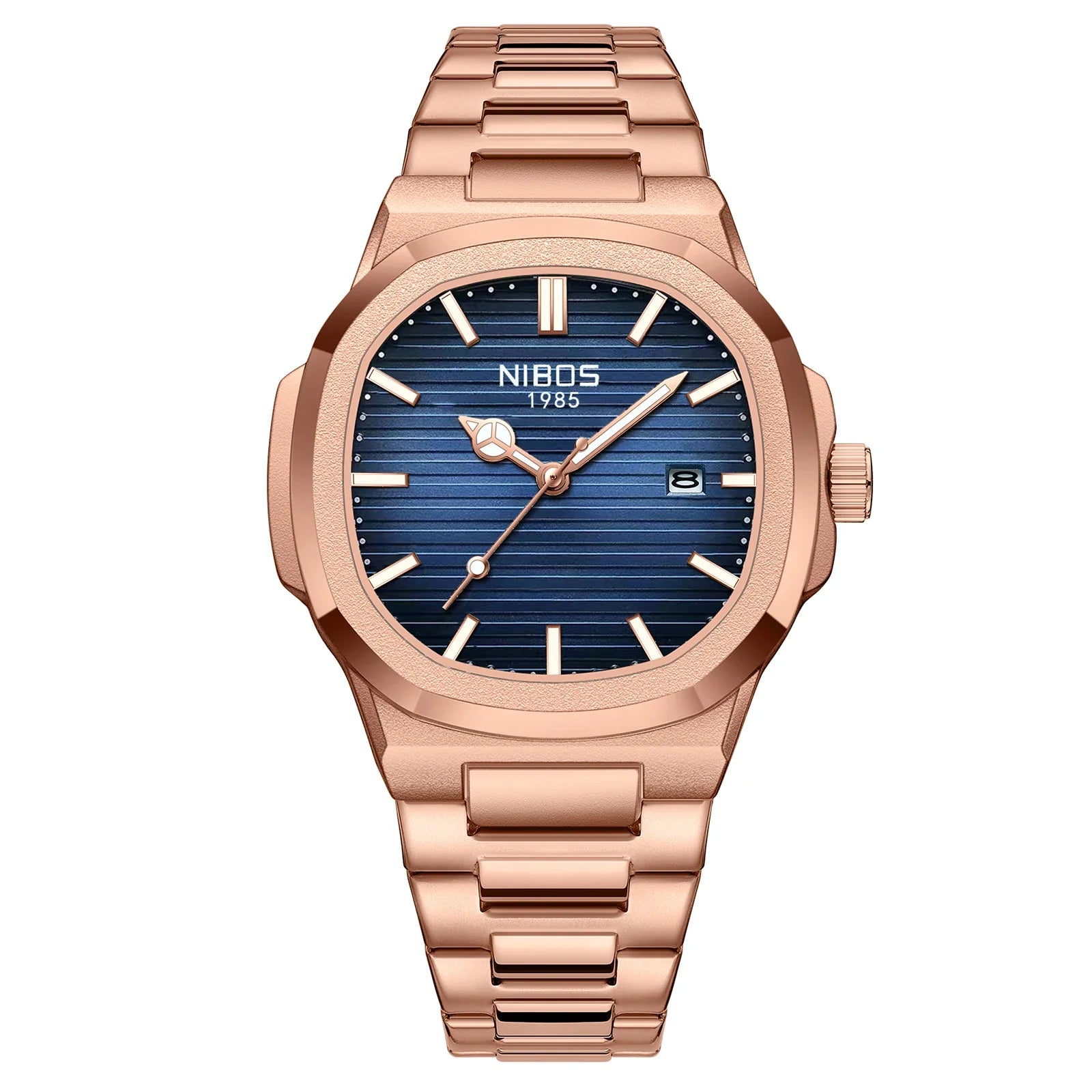 NIBOSI 2632 — Waterproof Stainless Steel Watch
