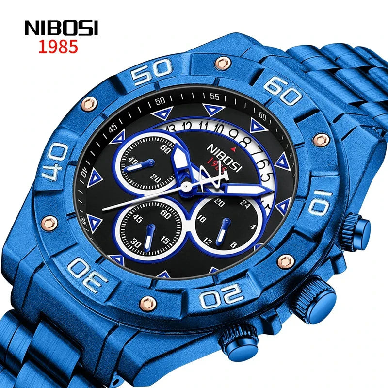 NIBOSI 2578 — Chronograph Sport Watch