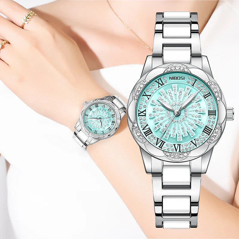 NIBOSI 2695 — Crystal Luxe Women's Watch