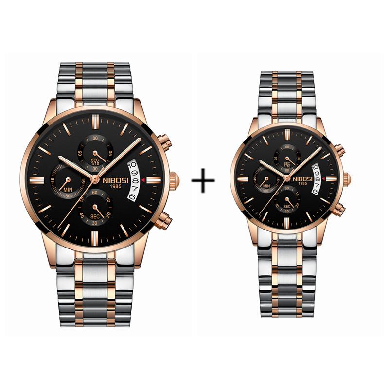 NIBOSI 2309L — Timeless Harmony Couple Watch