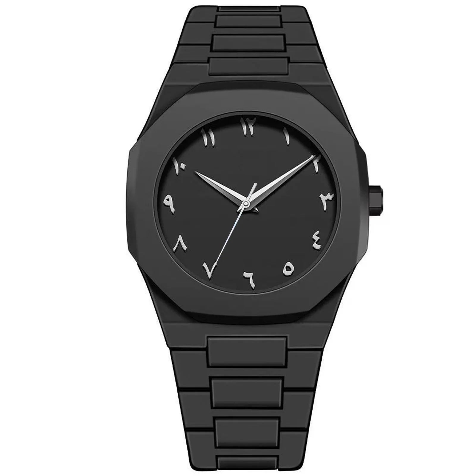 NIBOSI 2707 — Abstract Dial Black Watch