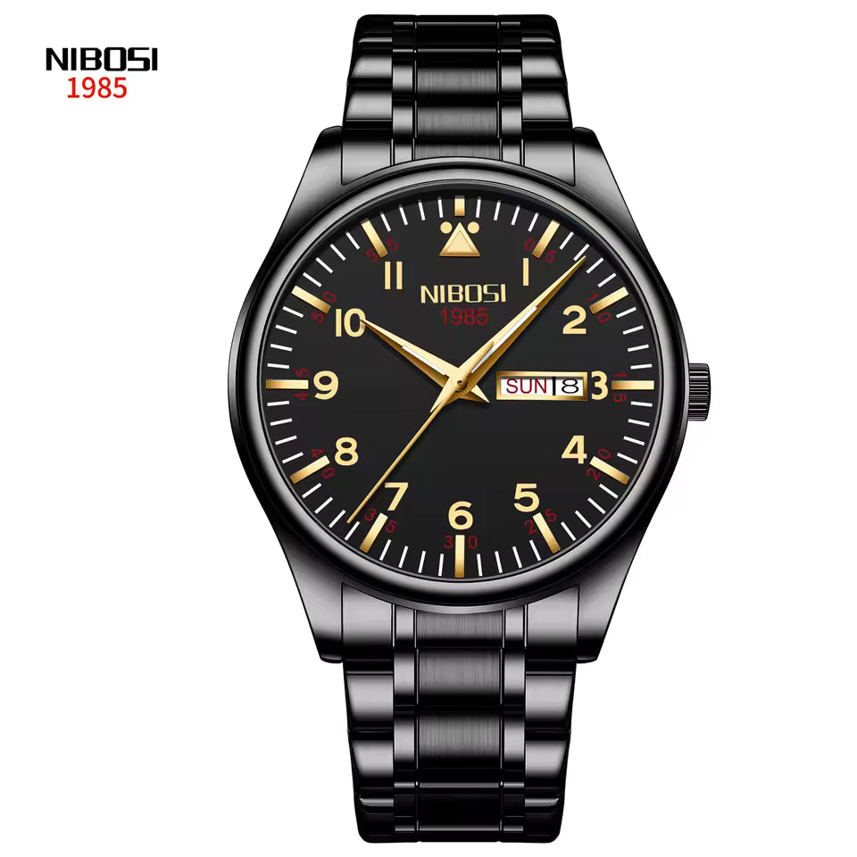 NIBOSI 2571 — Urban Day-Date Classic Watch