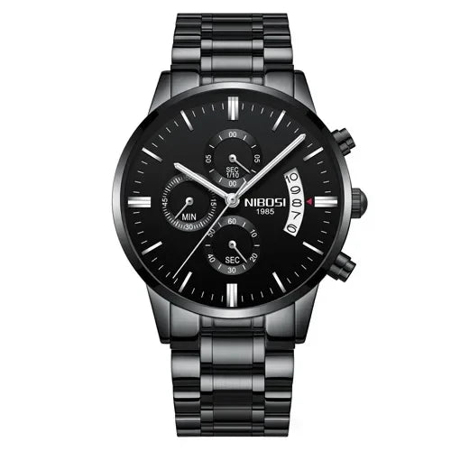 NIBOSI 2309 — Luxury Quartz Chronograph Waterproof Watch