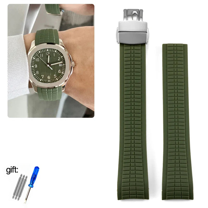 NIBOSI 2653 Sport Silicone Strap — 21mm