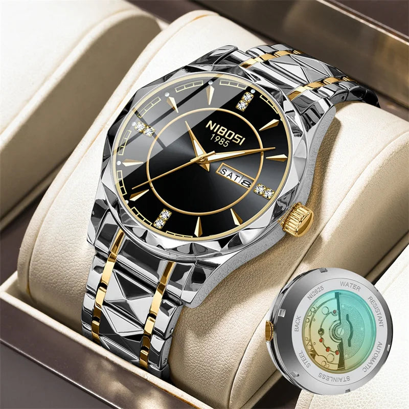 NIBOSI 2625 — Royal Facet Watch