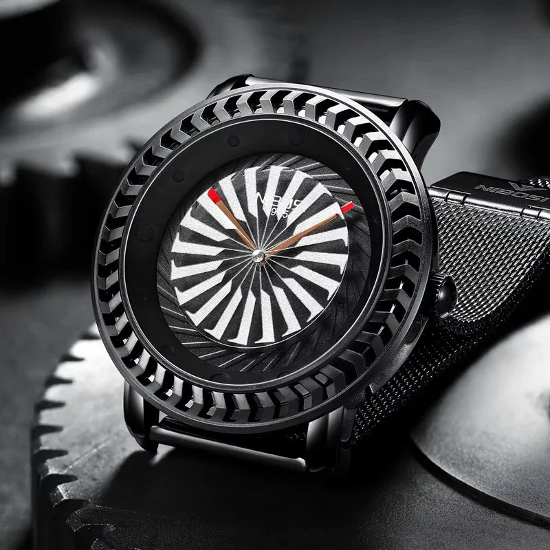 NIBOSI 2367 — Mesh Elegance Watch