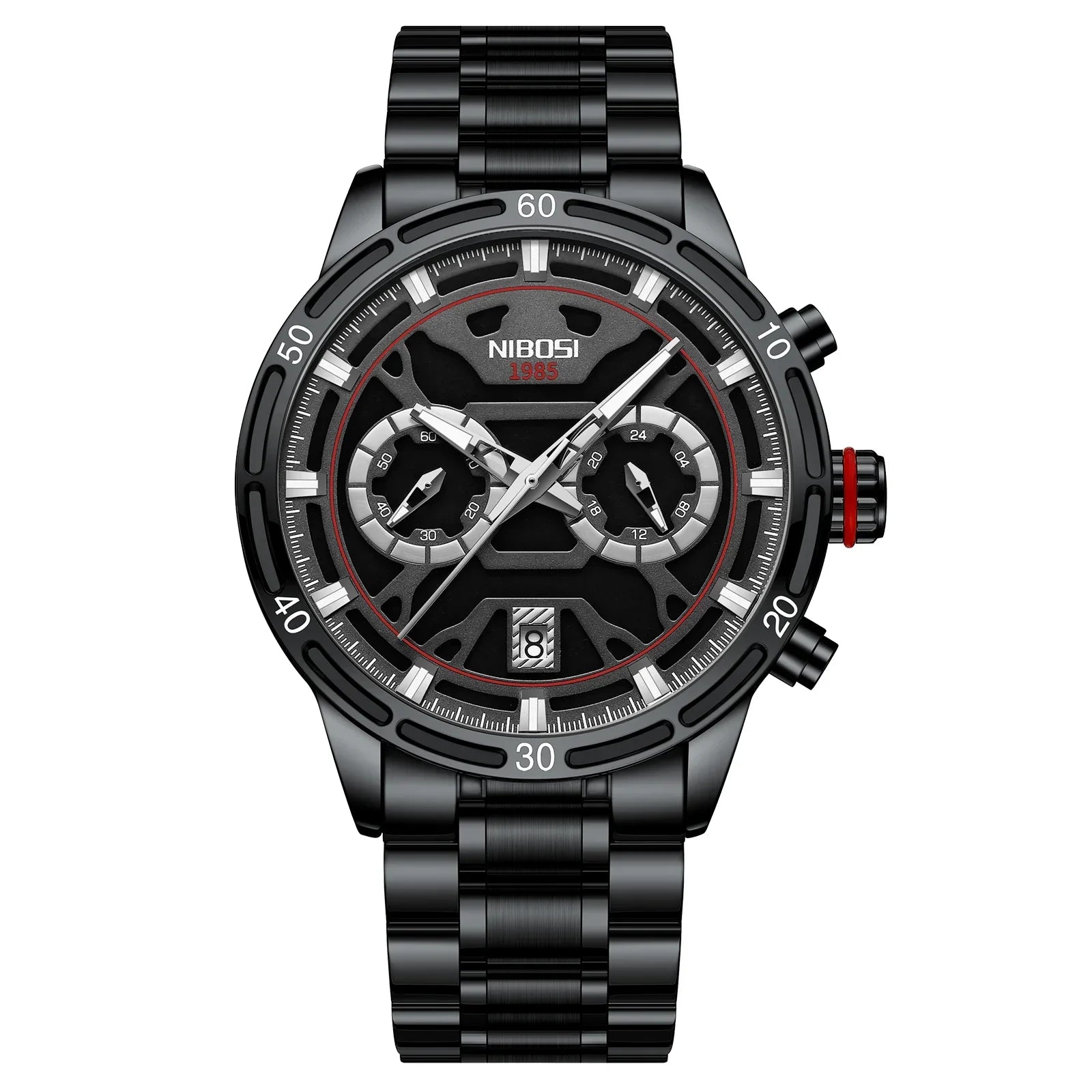 NIBOSI 2537 — Luminous Sport Quartz Watch