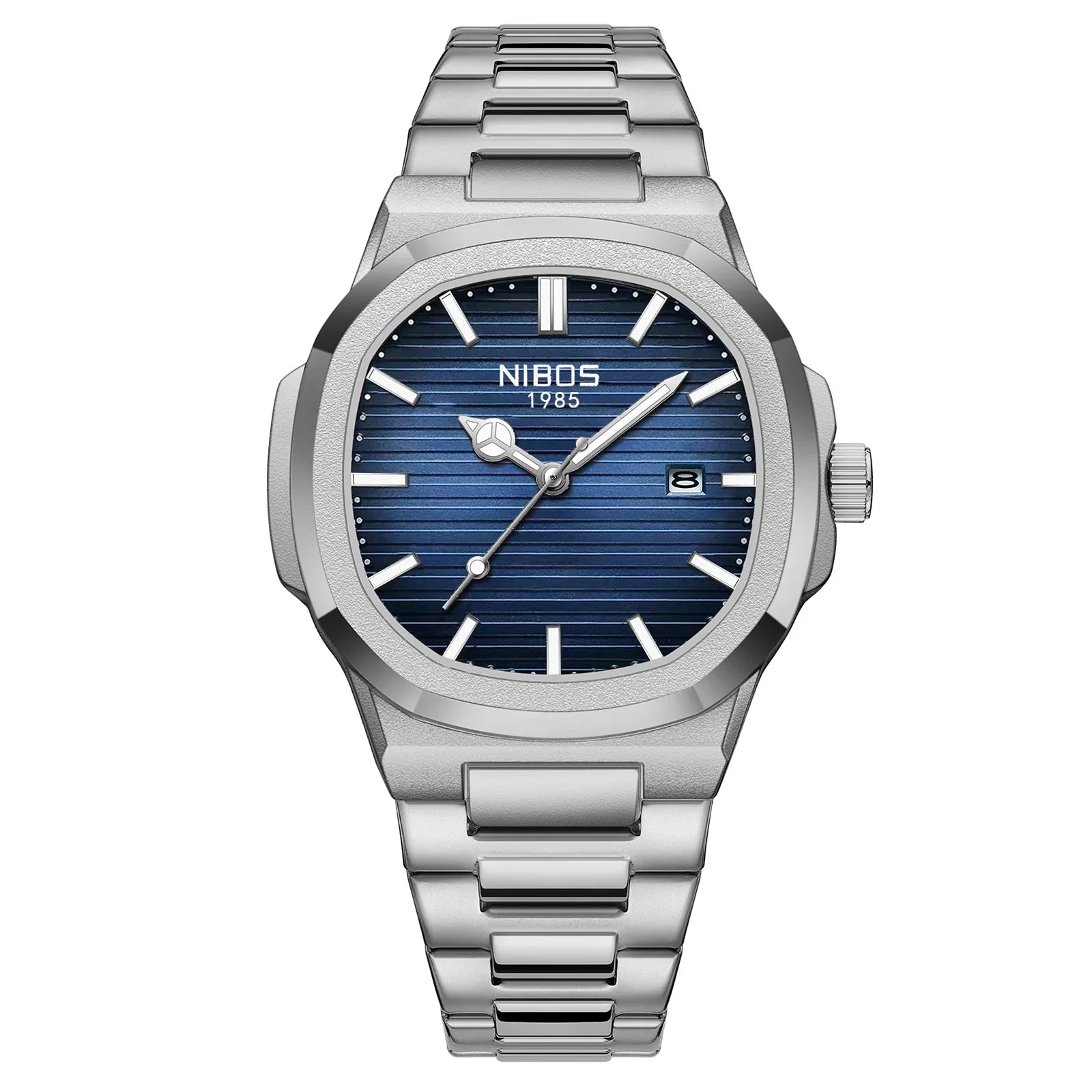 NIBOSI 2632 — Waterproof Stainless Steel Watch