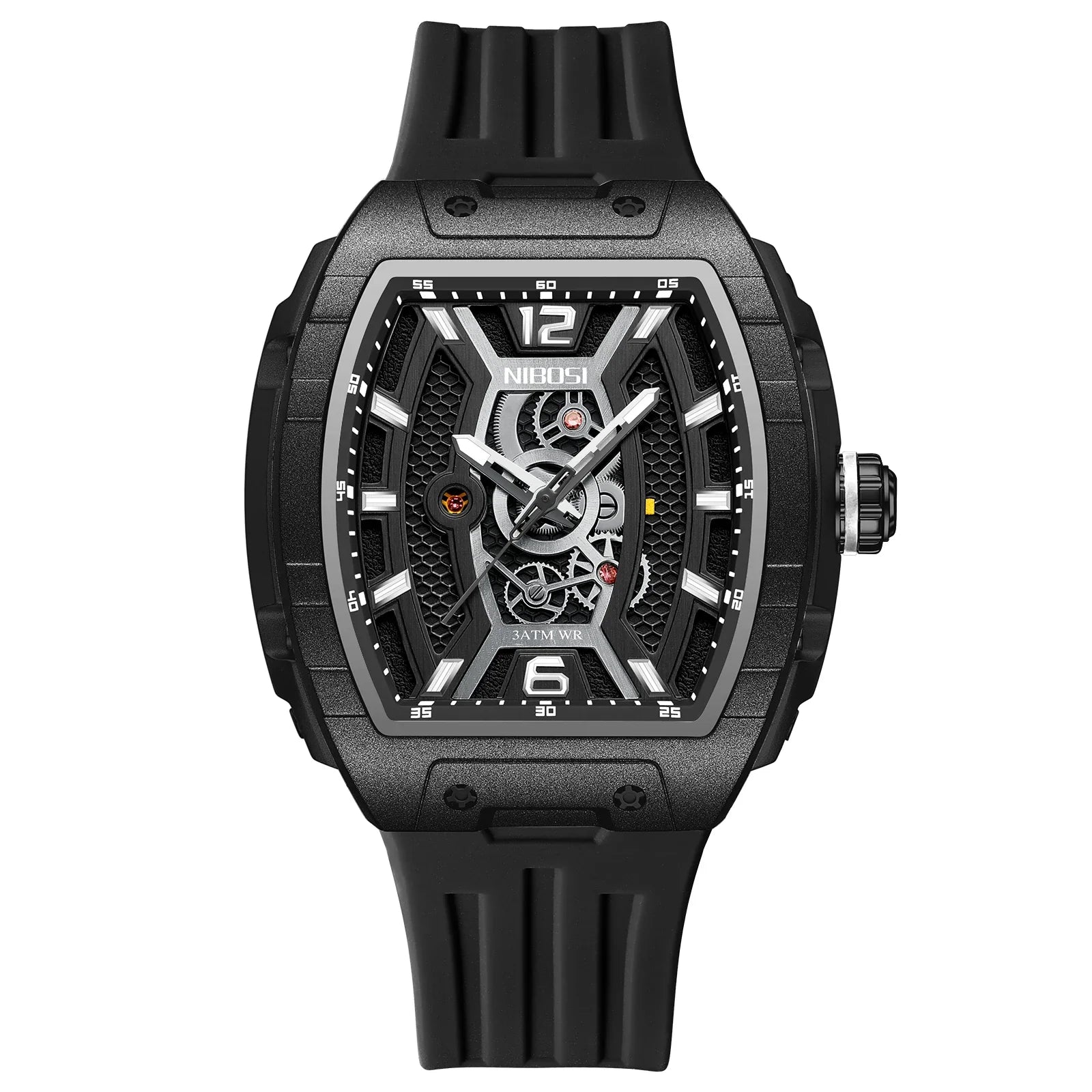 NIBOSI 2701 — Mach Curve Sport Watch