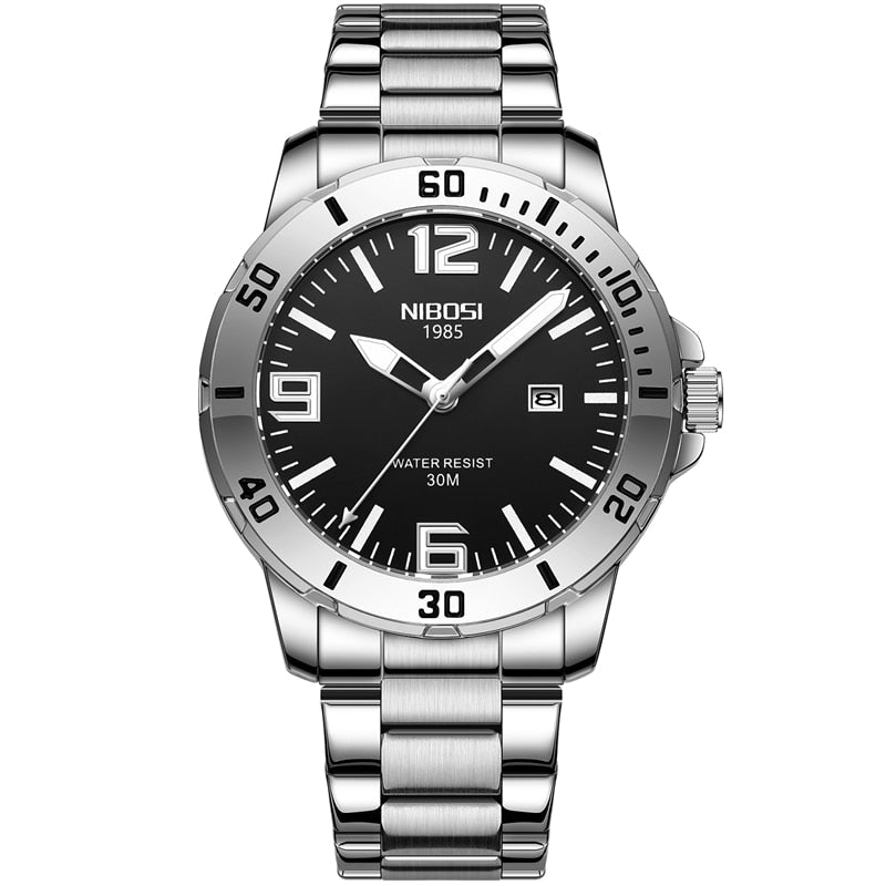 NIBOSI 2589 — Imperial Steel Watch