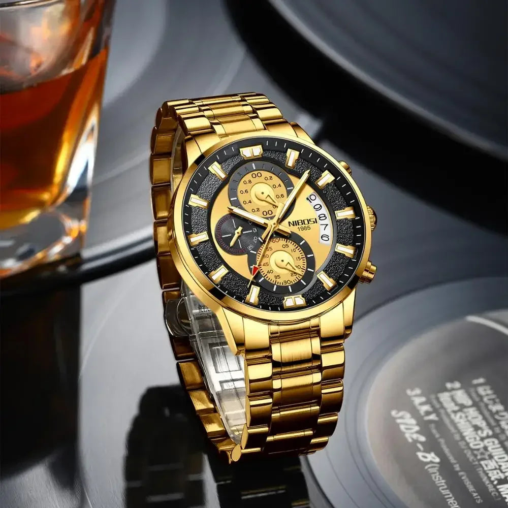 NIBOSI 2382 — Sport Chronograph Waterproof Watch