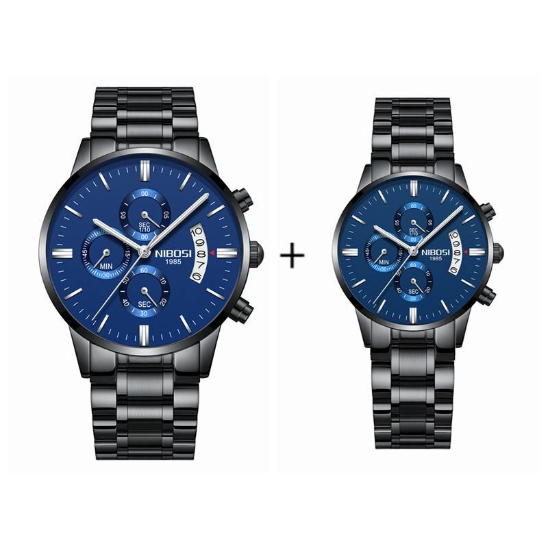 NIBOSI 2309L — Timeless Harmony Couple Watch
