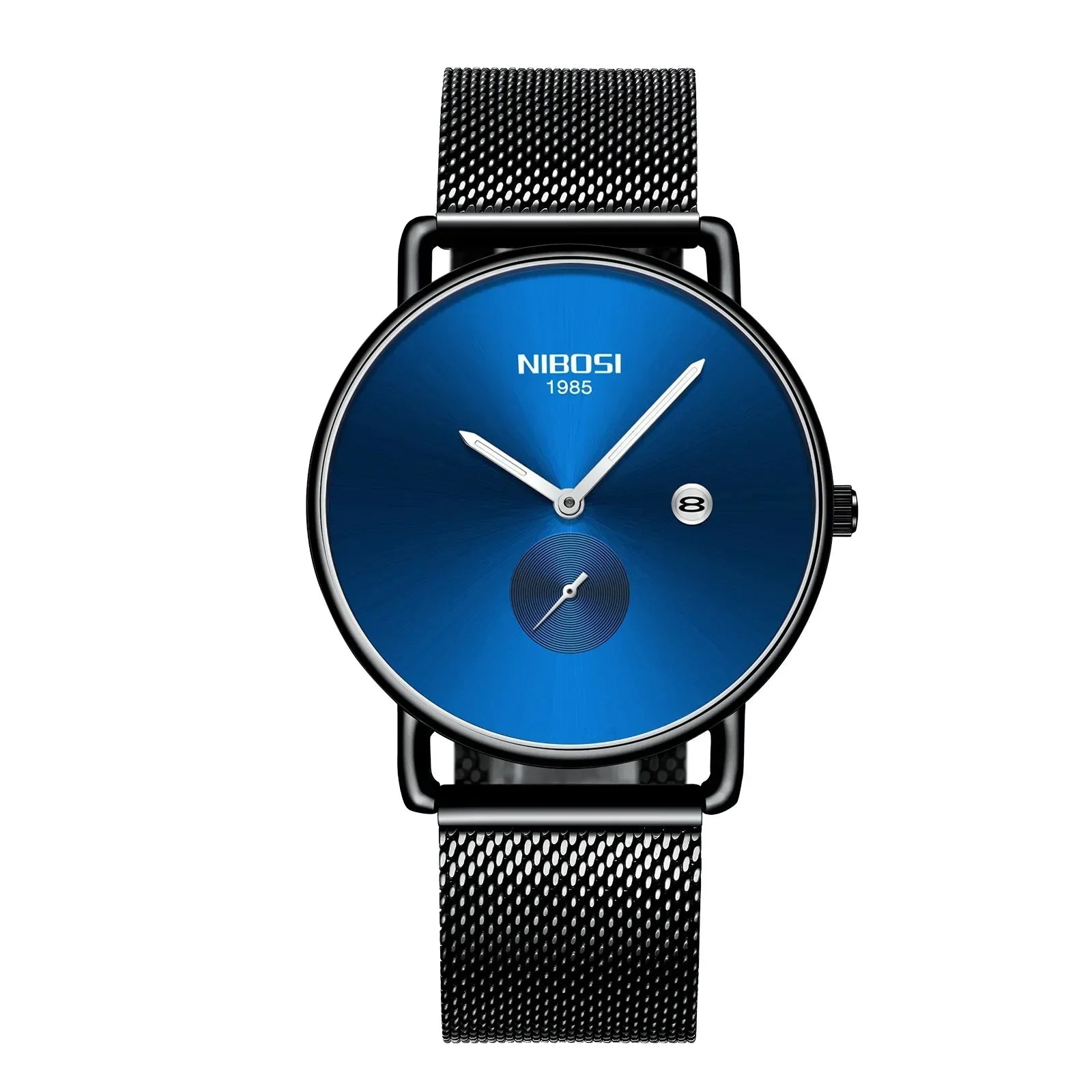 NIBOSI 2365 — Minimalist Mesh Quartz Watch