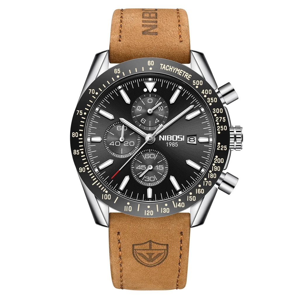 NIBOSI 2615 — Multifunctional Quartz Watch