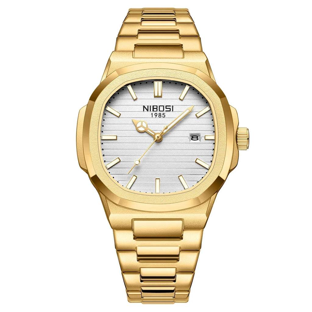 NIBOSI 2632 — Waterproof Stainless Steel Watch