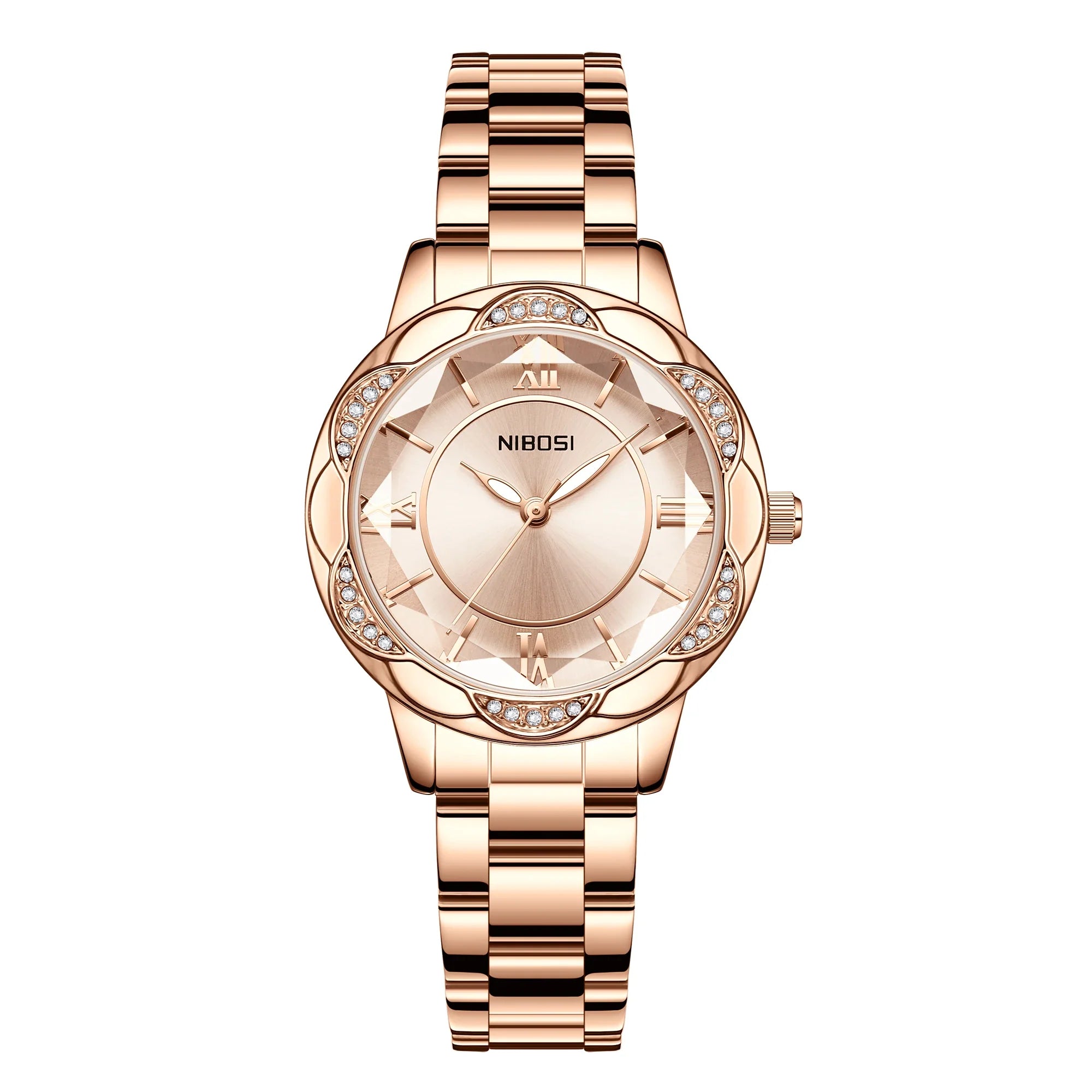 NIBOSI 2672 — Crystal Bloom Women's Watch