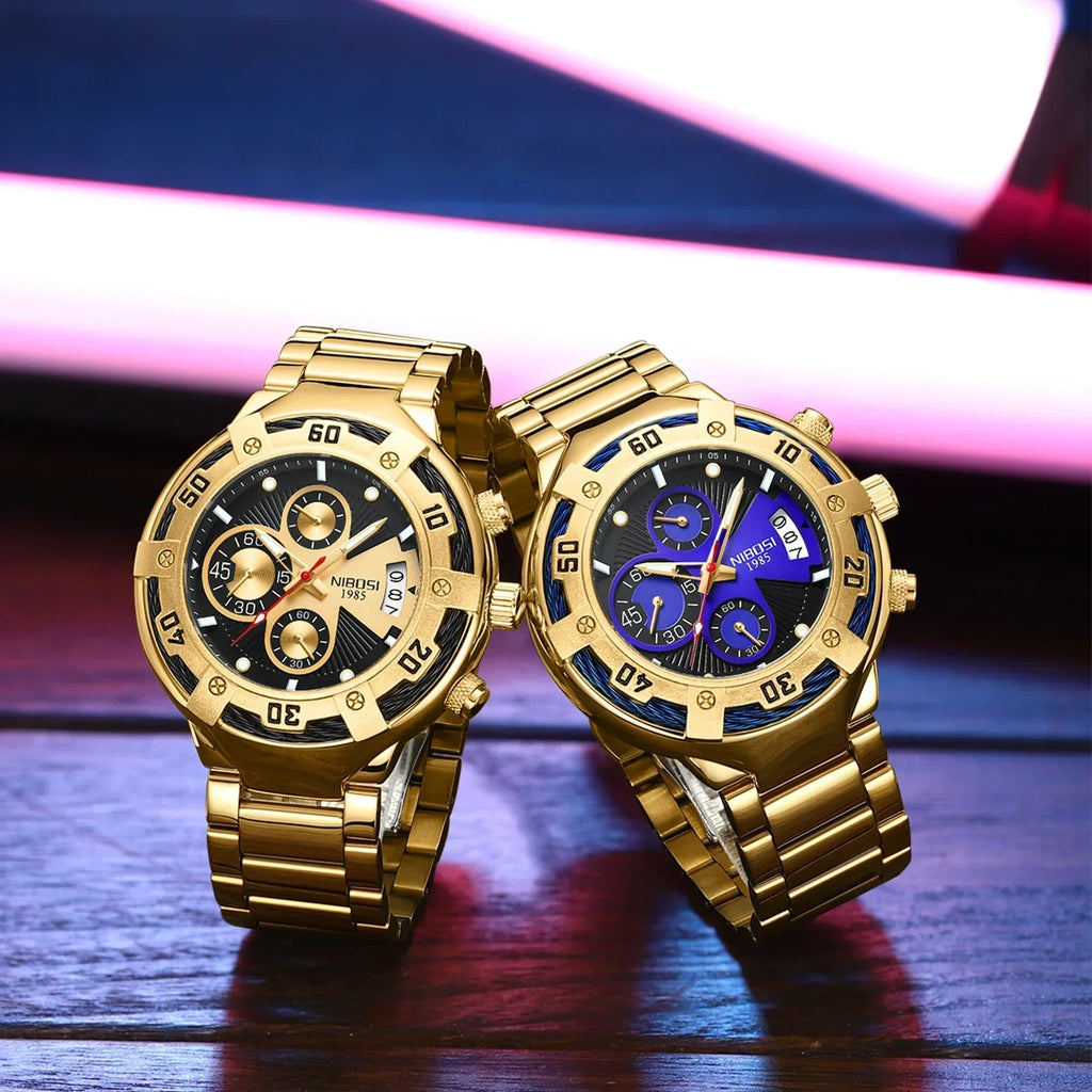 NIBOSI 2577 — Ironcore Chronograph