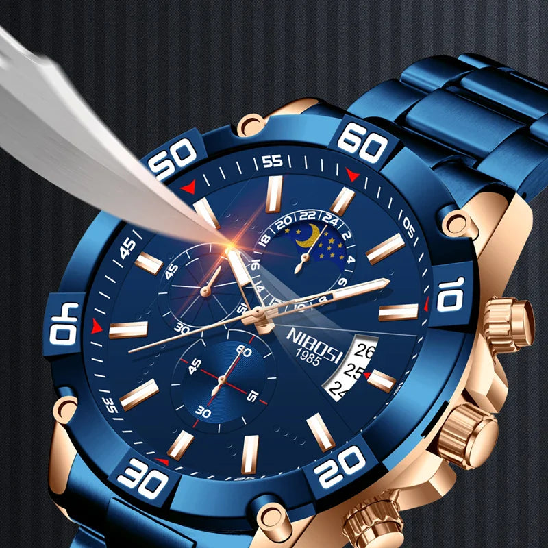 NIBOSI 2502 — Titan Sport Chronograph