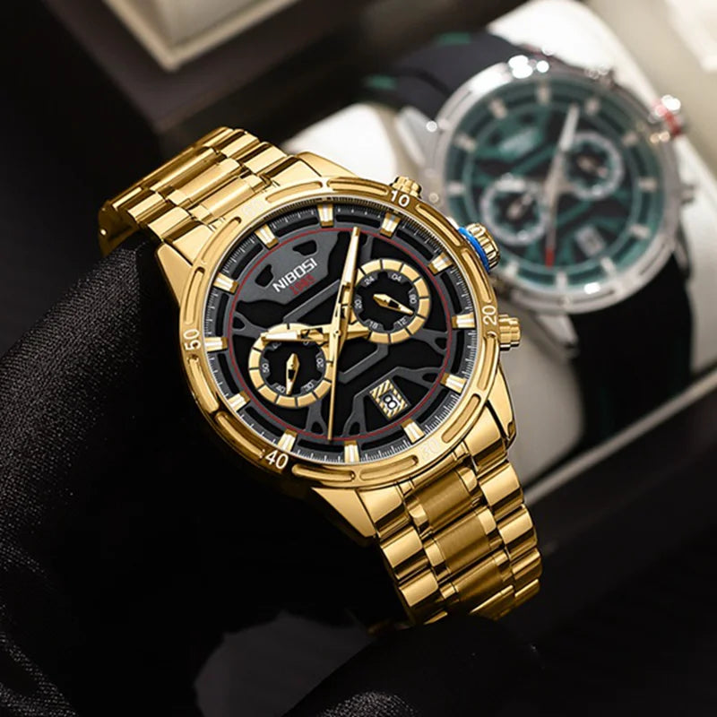 NIBOSI 2537 — Luminous Sport Quartz Watch