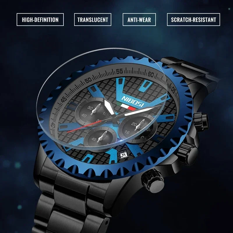 NIBOSI 2505 — Titan Edge Chronograph