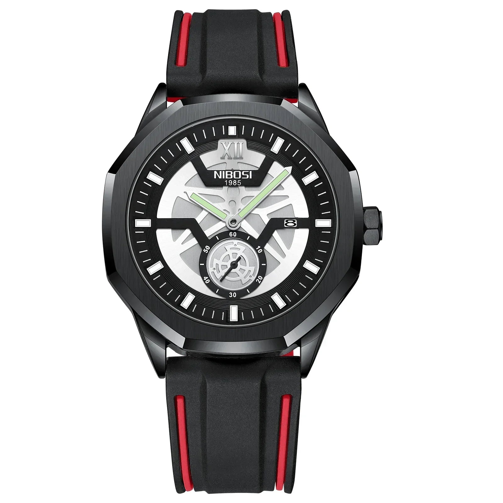NIBOSI 2518 — Steel Mesh Sport 43MM Watch