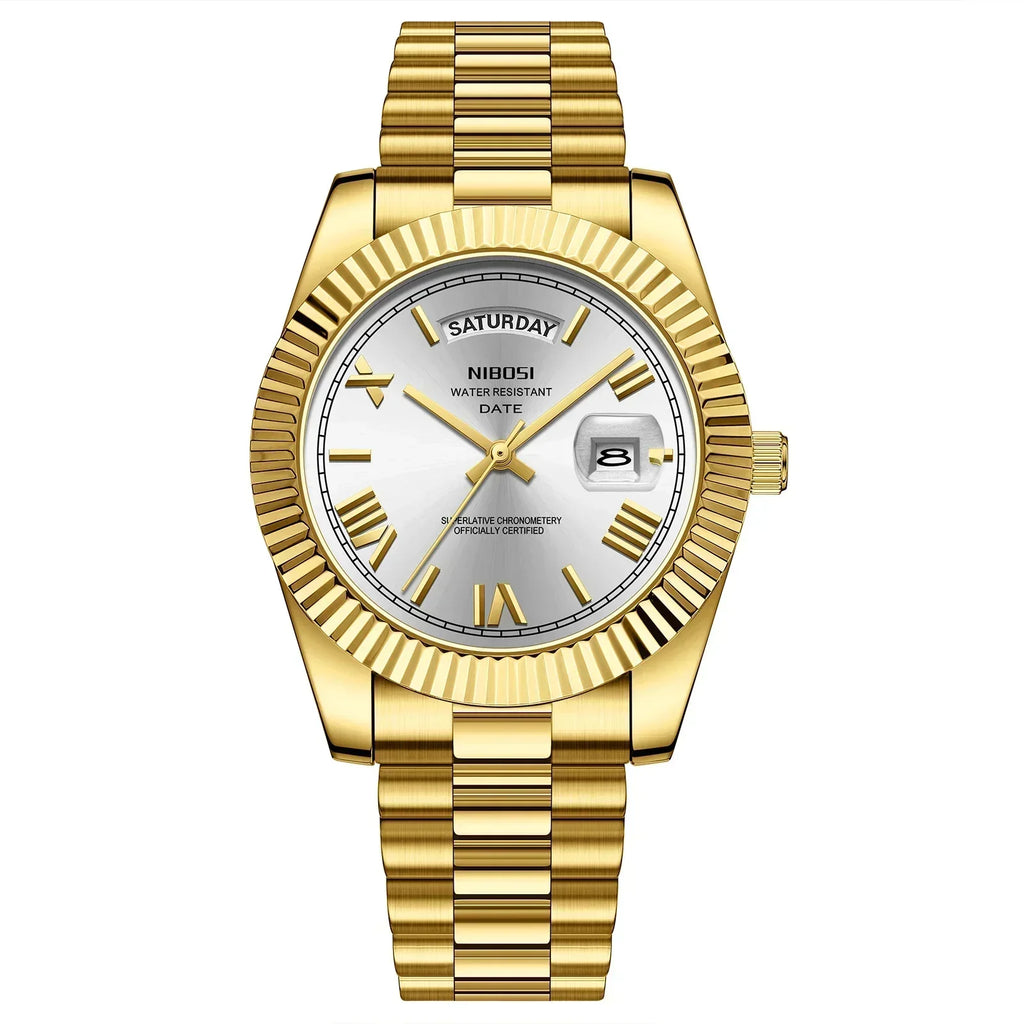NIBOSI 2628 — Timeless Luxury Quartz Watch