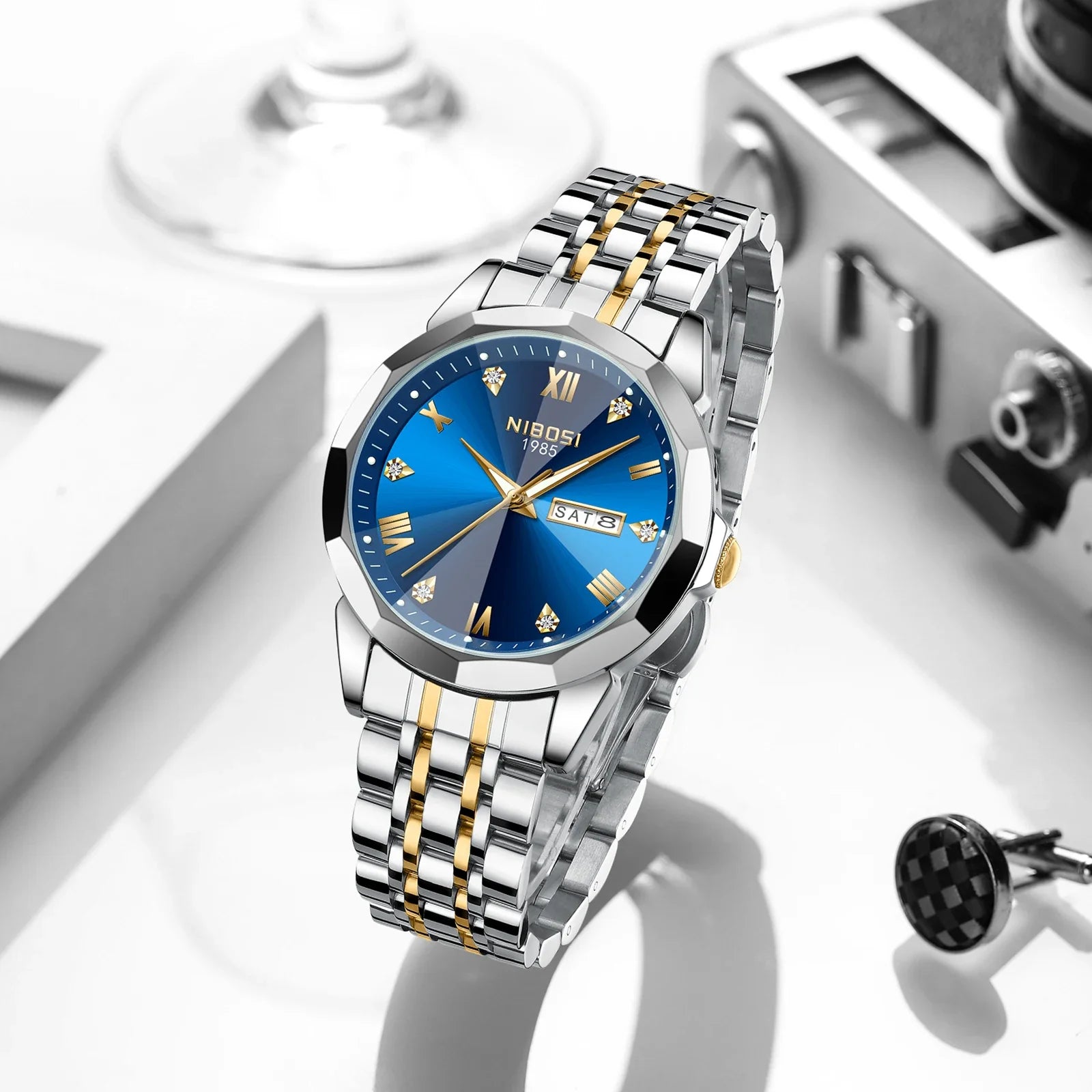 NIBOSI 2623 — Royal Day-Date Watch