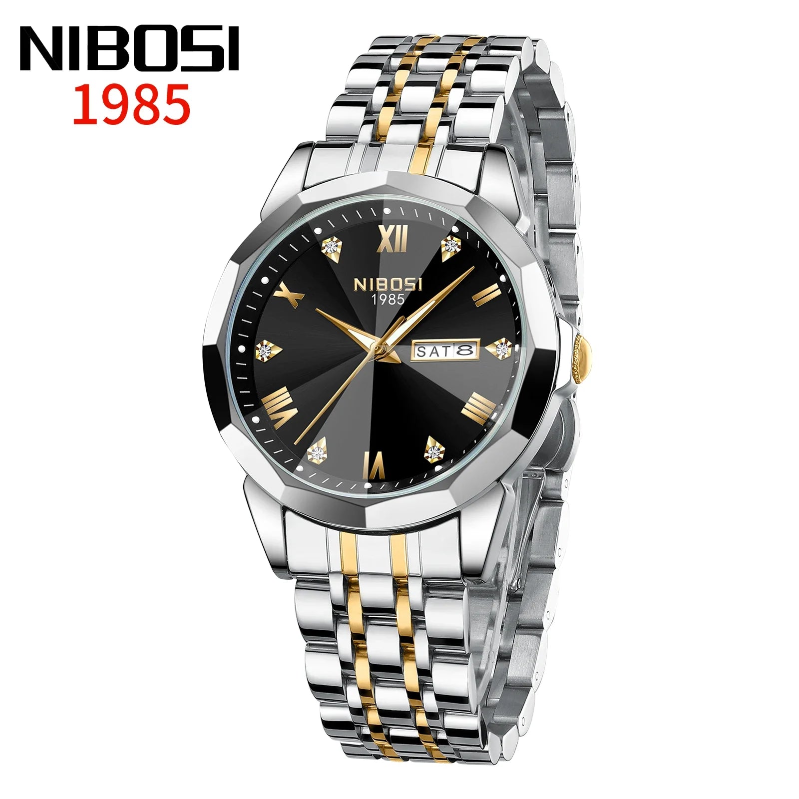 NIBOSI 2623 — Royal Day-Date Watch