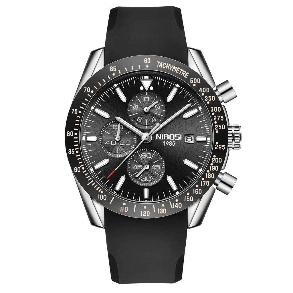 NIBOSI 2615 — Multifunctional Quartz Watch