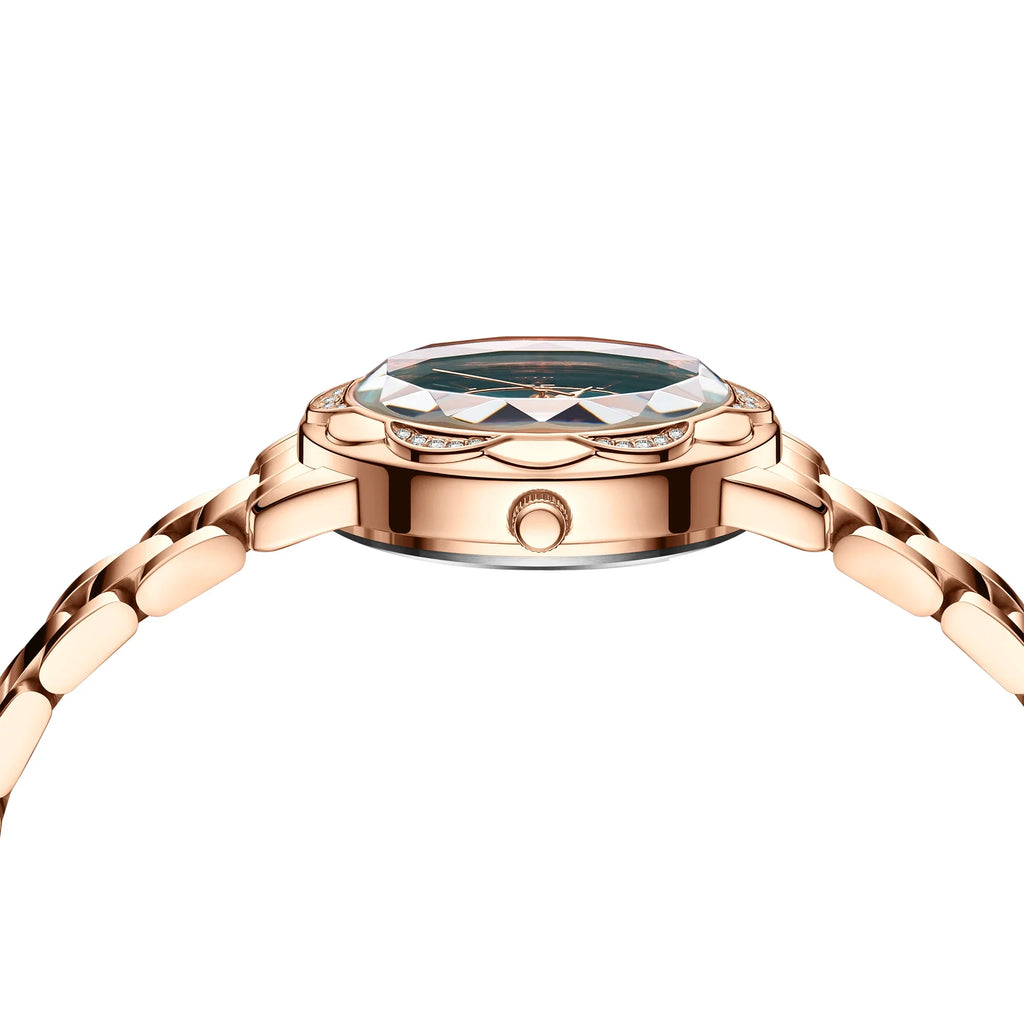 NIBOSI 2672 — Crystal Bloom Women's Watch