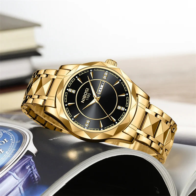 NIBOSI 2625 — Royal Facet Watch