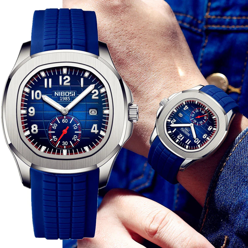 NIBOSI 2653 Sport Silicone Watch