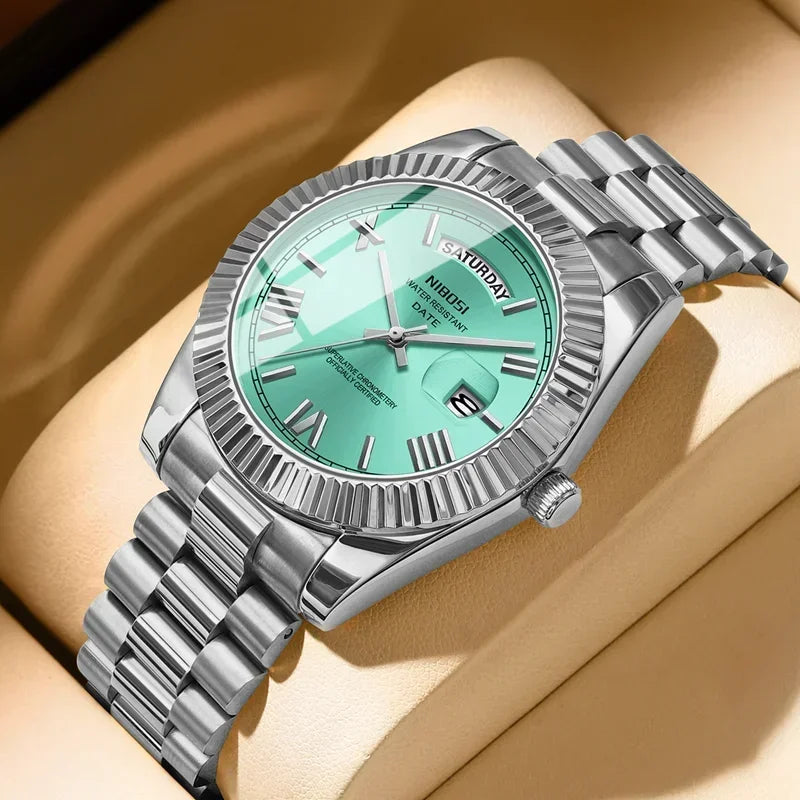 NIBOSI 2628 — Timeless Luxury Quartz Watch