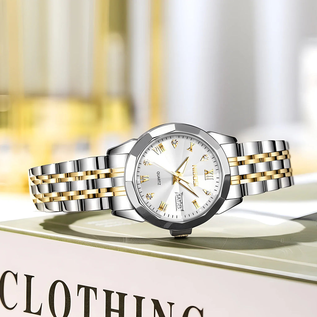 NIBOSI 2618 — Crystal Lumière Watch