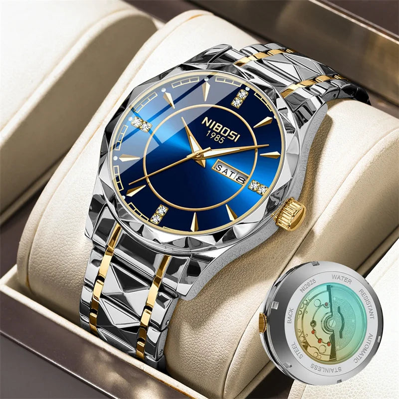 NIBOSI 2625 — Royal Facet Watch