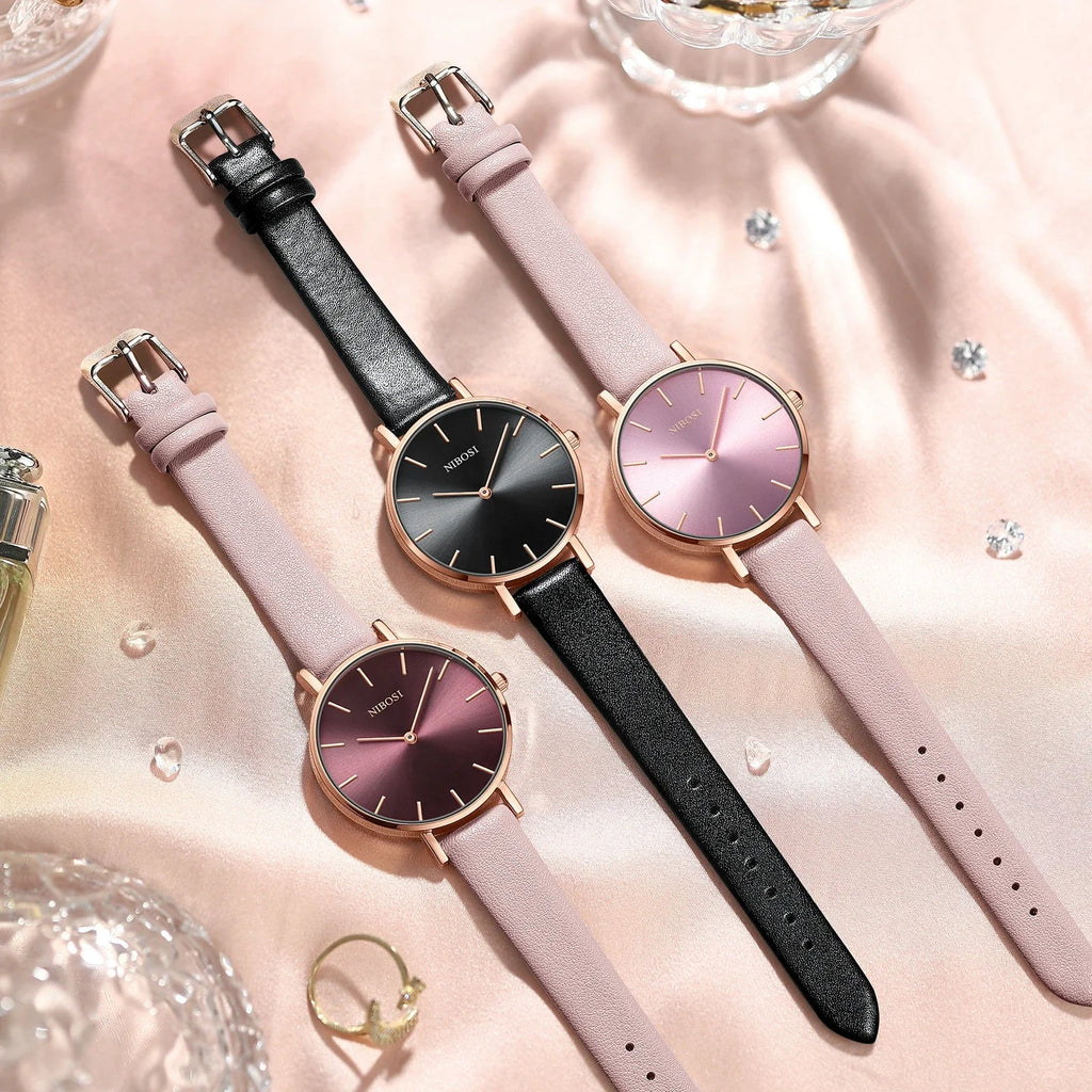NIBOSI 2550 — Aurora Rose Women's Quartz Watch