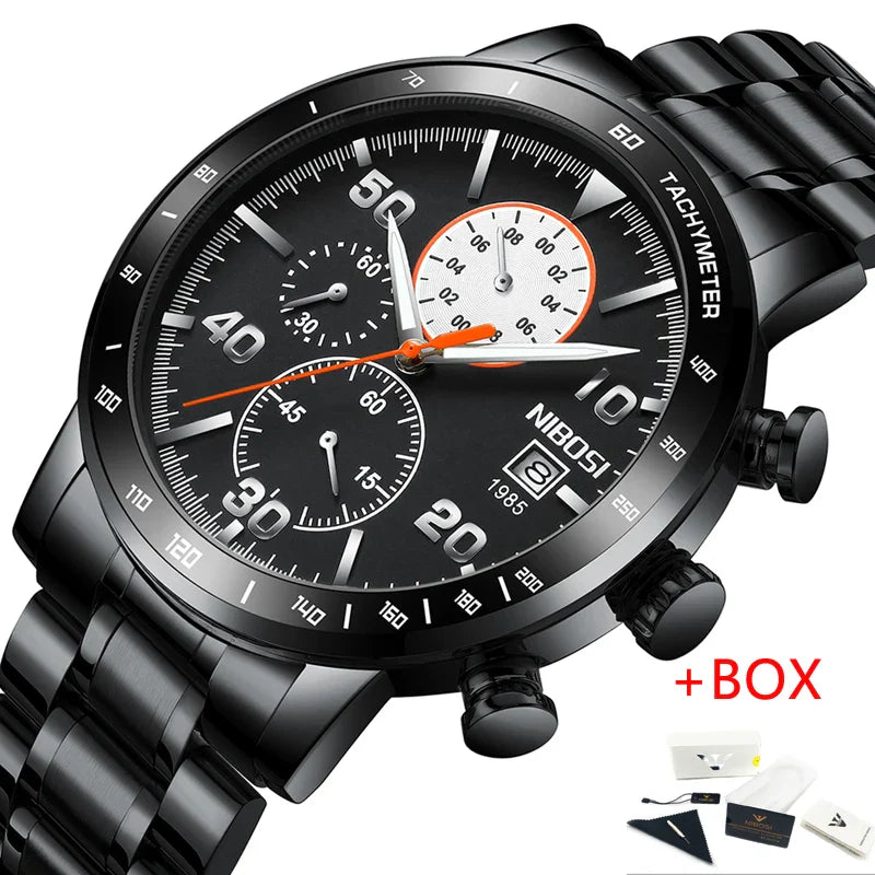 NIBOSI 2380 — Sapphire Chronograph Men's Watch