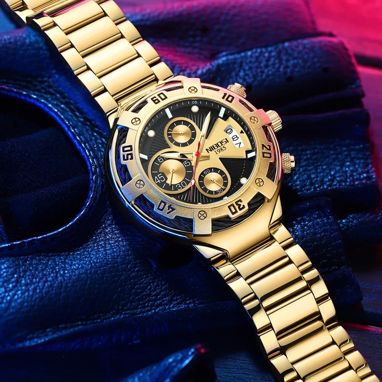 NIBOSI 2577 — Ironcore Chronograph