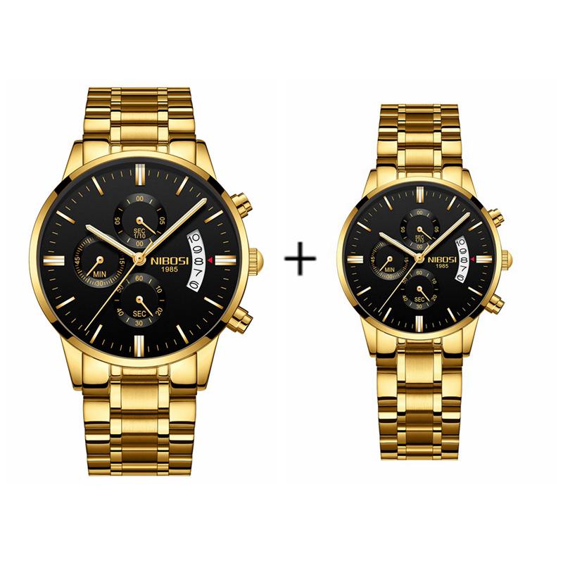 NIBOSI 2309L — Timeless Harmony Couple Watch