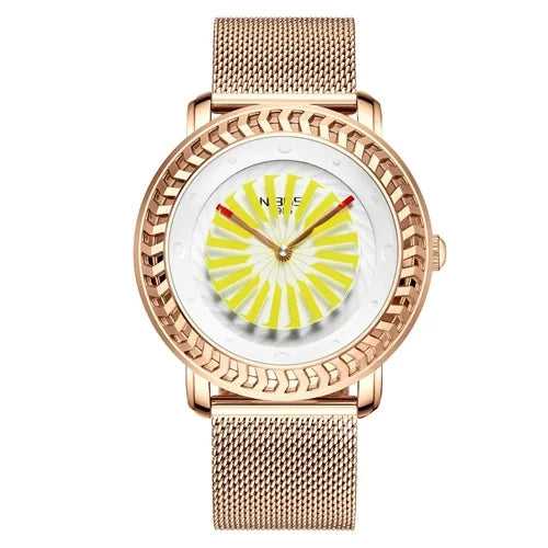 NIBOSI 2367 — Mesh Elegance Watch