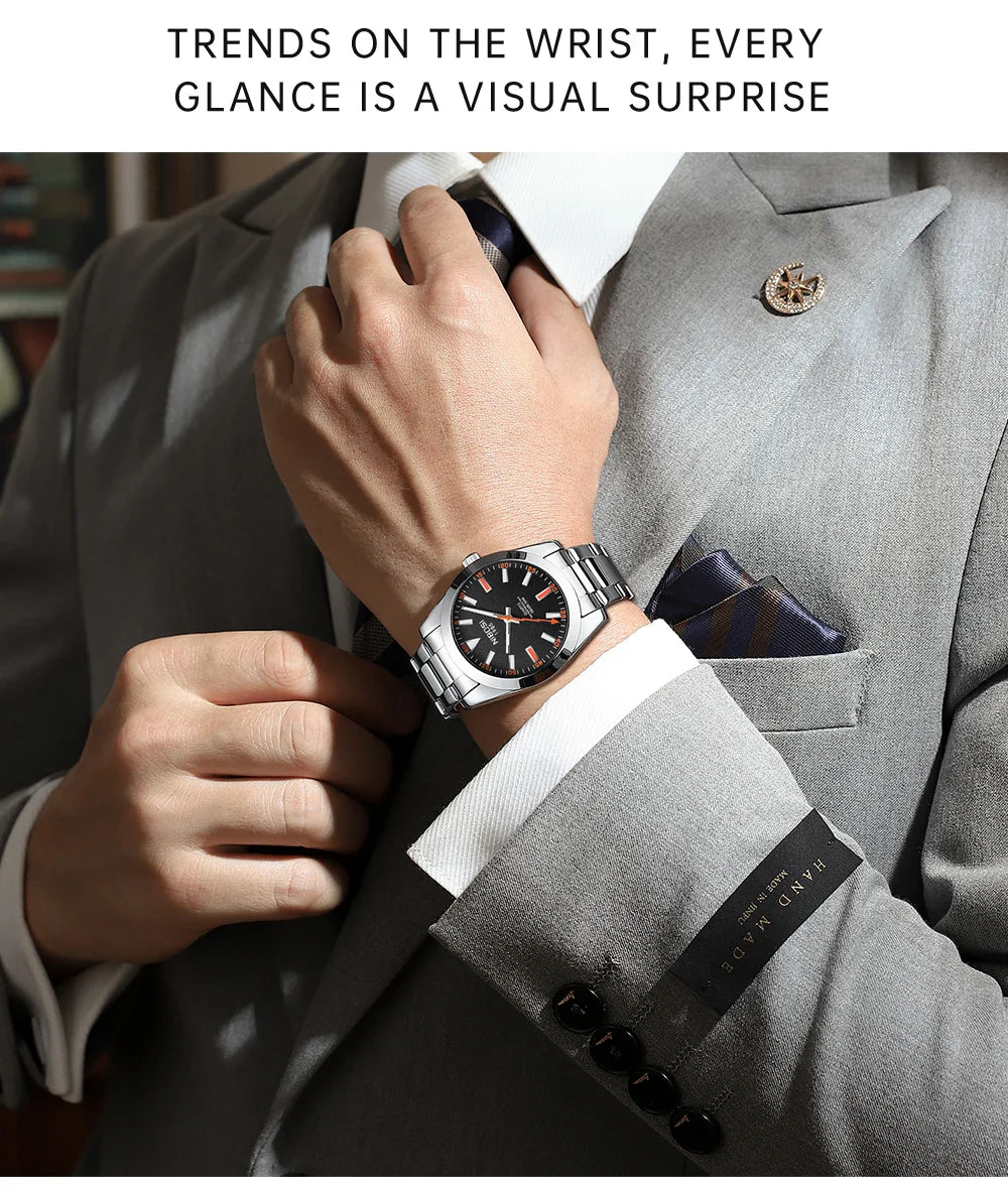 NIBOSI 2699 — Metroline Classic Men's Watch