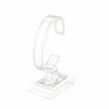 NIBOSI Crystal Watch Stand
