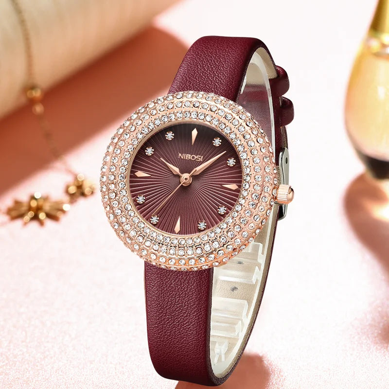 NIBOSI 2561 — Diamond Radiance Watch